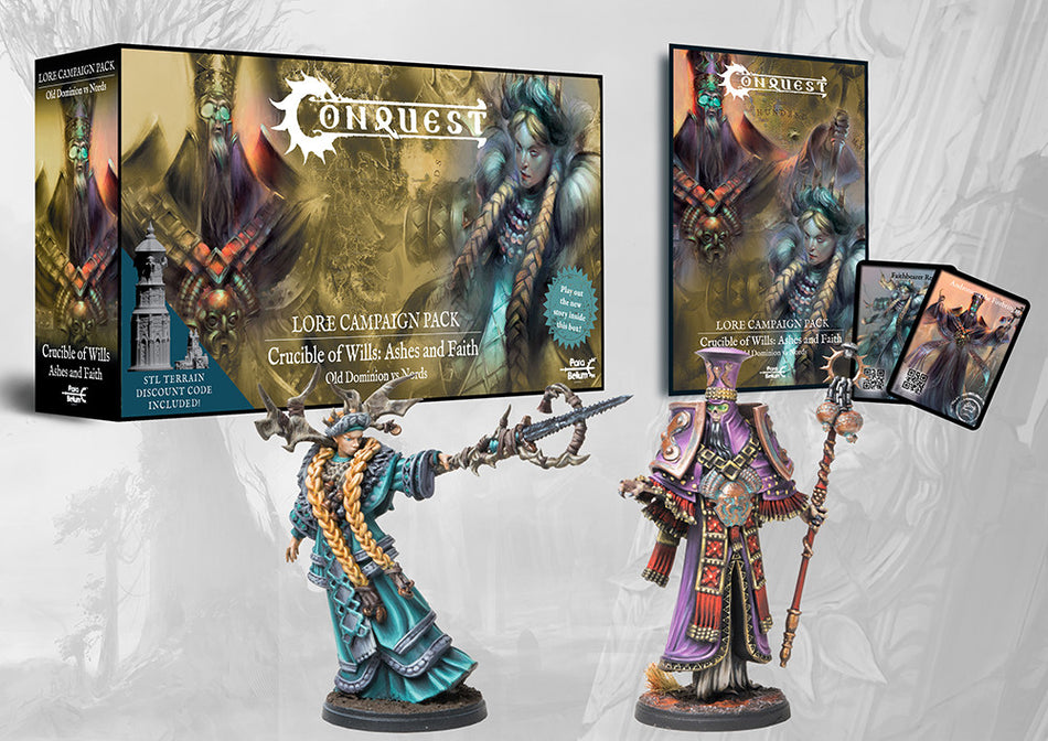 [PRE ORDER] Conquest - Lore Campaign Pack - Crucible of Wills: Ashes and Faith