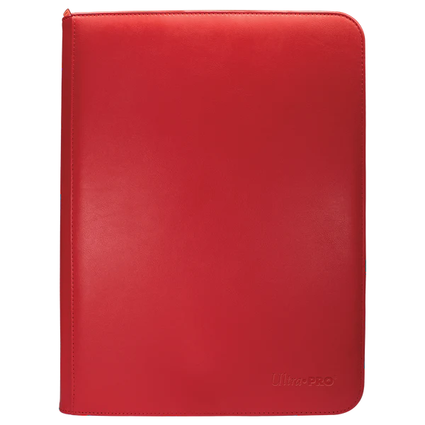 Ultra Pro Vivid 9-Pocket Zippered Pro-Binder - Red