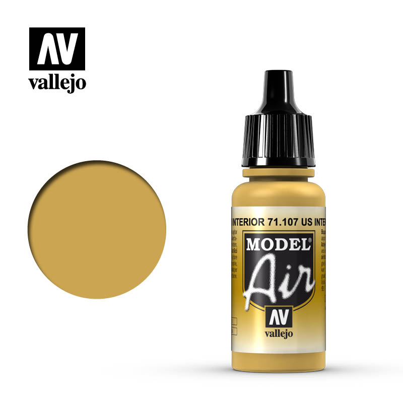 Vallejo - Model Air - US Interior Yellow 17ml