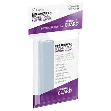 Ultimate Guard Mini American Boardgame Size - Supreme Sleeves