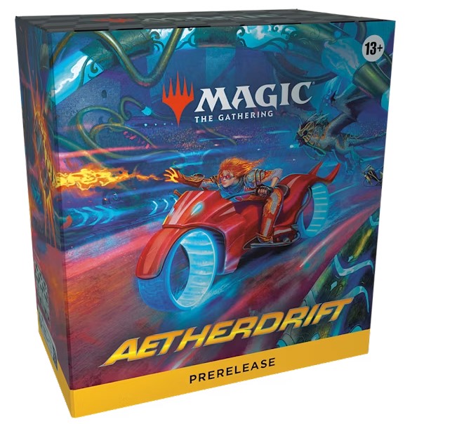 [PRE ORDER] Magic: The Gathering Aetherdrift Prerelease case (15 kits) + Play Booster Box (Take Home play)