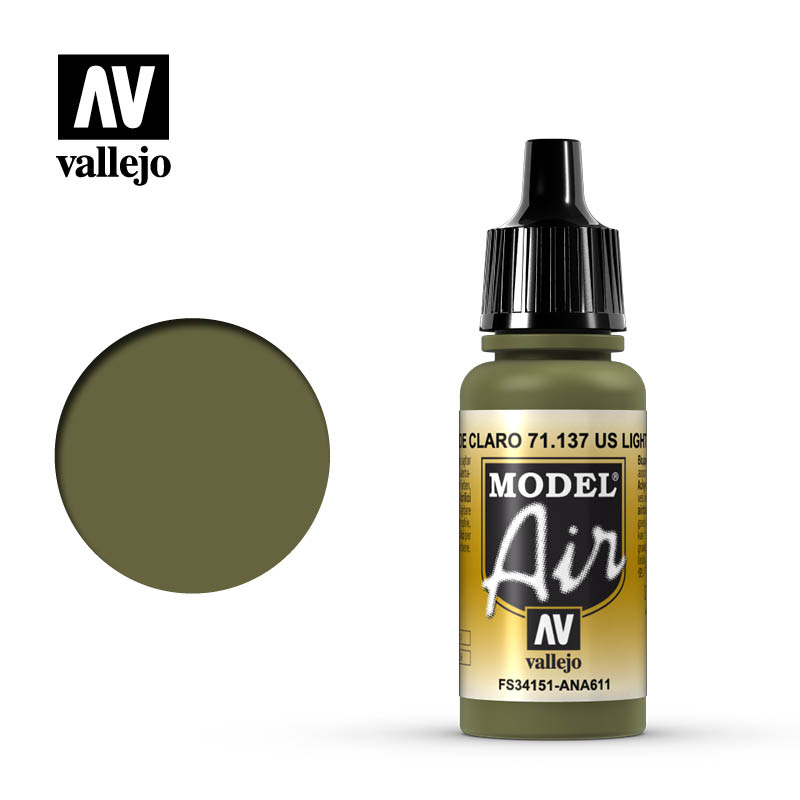 Vallejo - Model Air - US Light Green 17ml