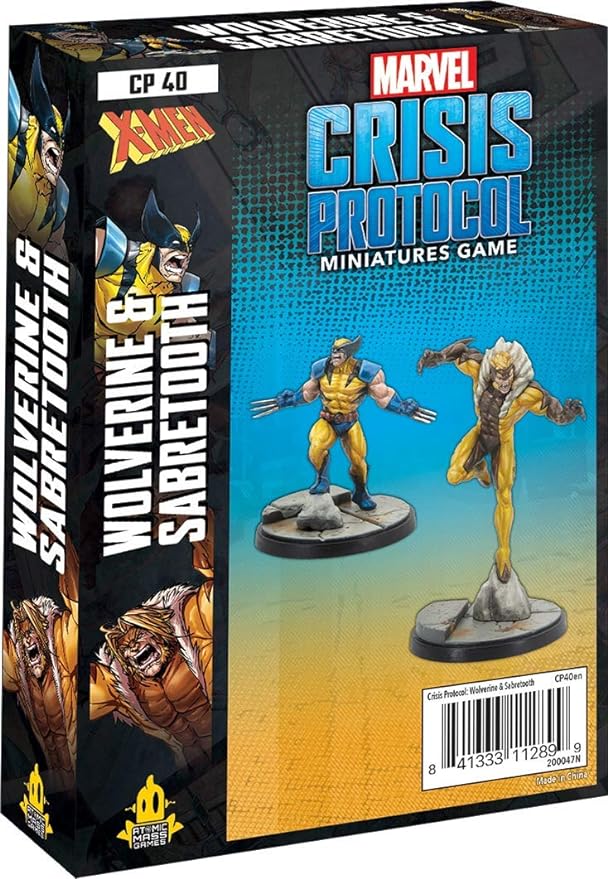 Marvel Crisis Protocol Wolverine & Sabretooth Character Pack