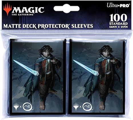 Ultra Pro The Lord of the Rings: Tales of Middle-earth Frodo Standard Deck Protector Sleeves (100ct) for Magic: The Gathering