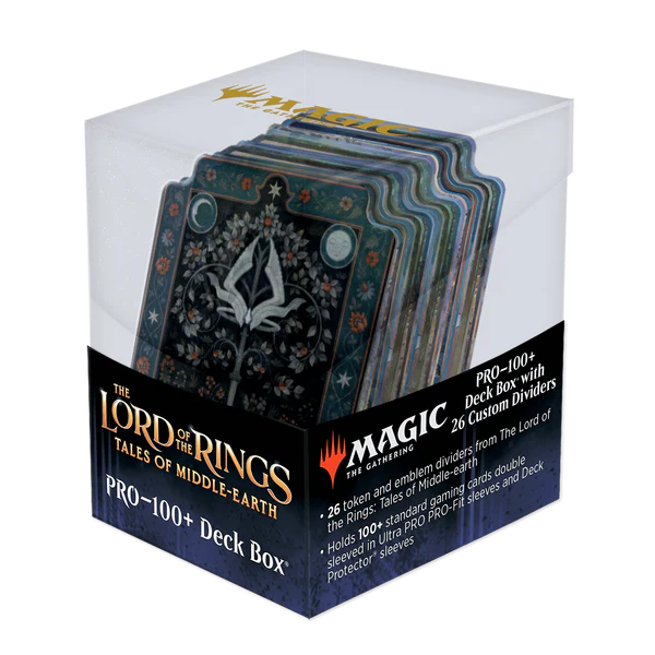 Ultra Pro The Lord of the Rings: Tales of Middle-earth Token Dividers with Deck Box for Magic: The Gathering