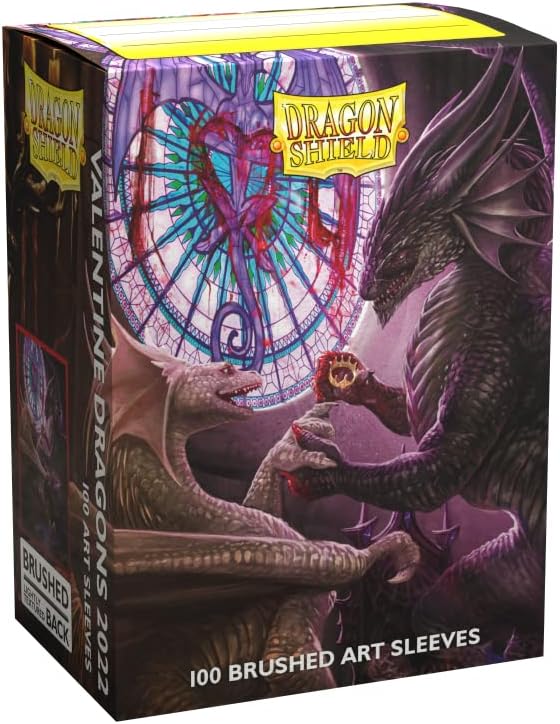 Dragon Shield Art - Valentine Dragons 2022 Matte - 100Ct Sleeves