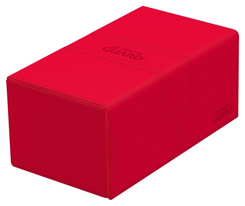 Ultimate Guard XenoSkin -  Monocolor Red - Twin Flip`n`Tray 200+