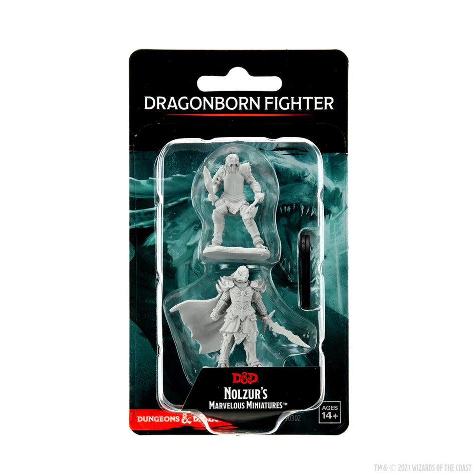 D&D Nolzur's Marvelous Miniatures: Dragonborn Female Fighter (Unpaint)