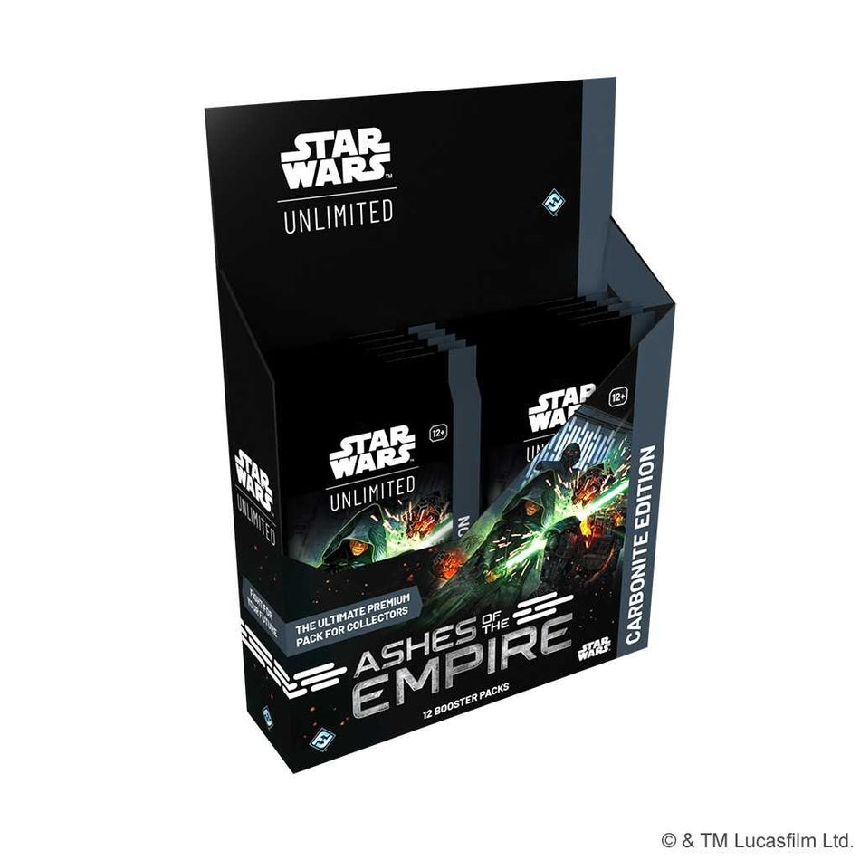 Star Wars Unlimited: Ashes of the Empire Carbonite Booster Display