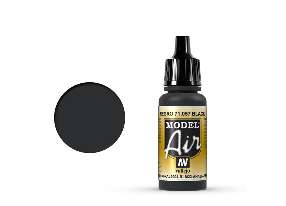 Vallejo - Model Air - Black 17ml