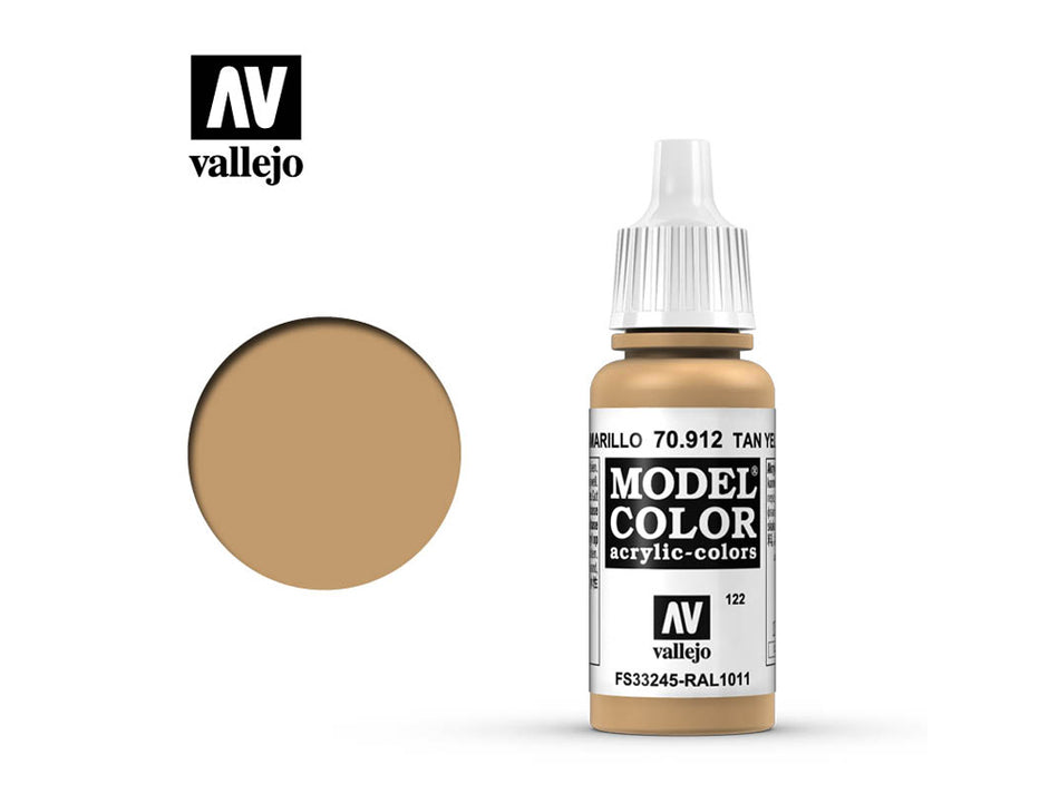 Vallejo - Model Color - Tan Yellow 17ml