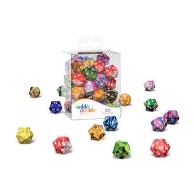Oakie Doakie Dice D20 22ml l 50 Dice Per Piece