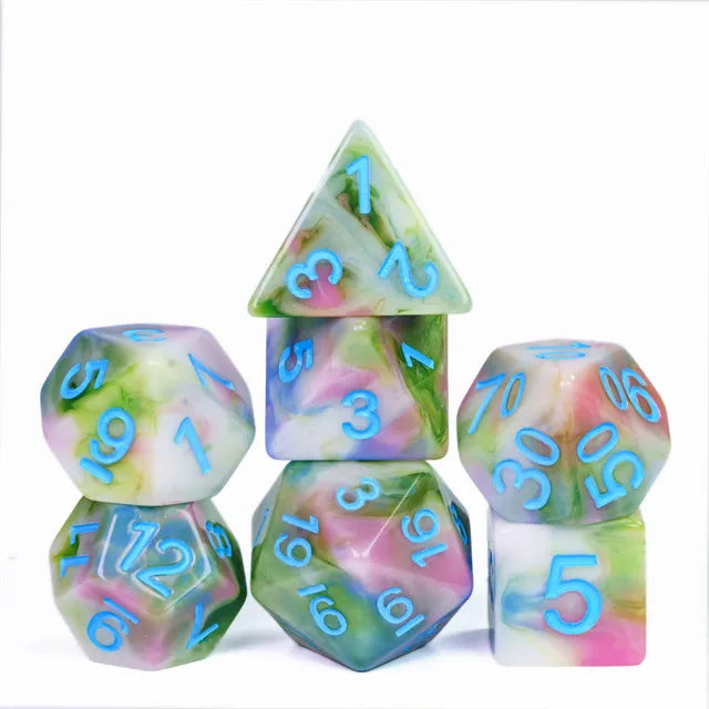 Coat of Arms - 4-Color Brushed Dice - 2