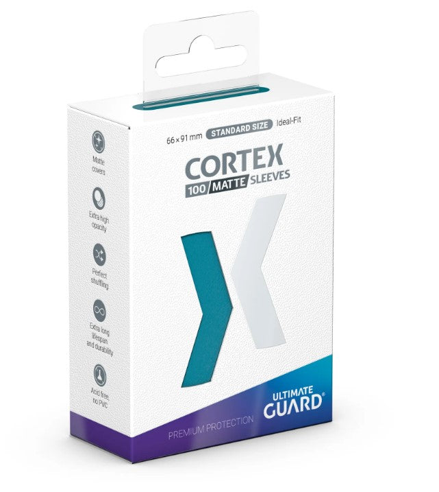 Ultimate Guard Cortex 100 Matte Sleeves - Petrol