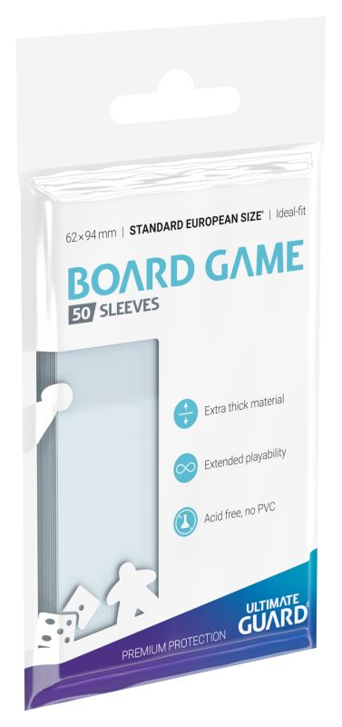 Ultimate Guard Board Game - Standard European Size - Sleeves