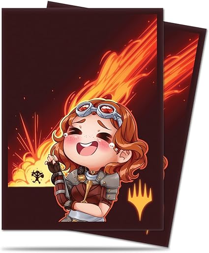 Ultra Pro Chibi Collection Chandra - LOL! Standard Deck Protector sleeves 100ct for Magic