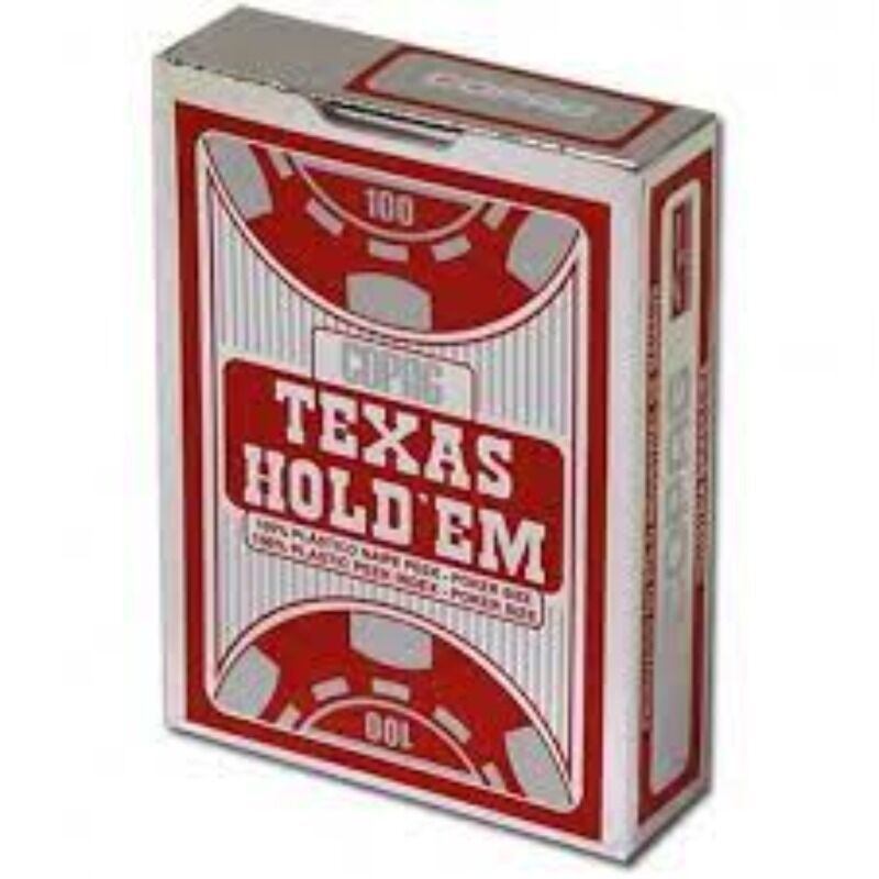 Copag Texas Hold'em Peek Index Red