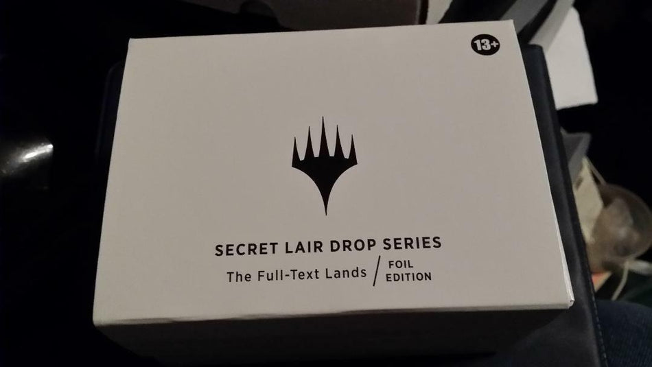 Magic: The Gathering Secret Lair Drop - The Full Text Lands - Foil Edition [EN]