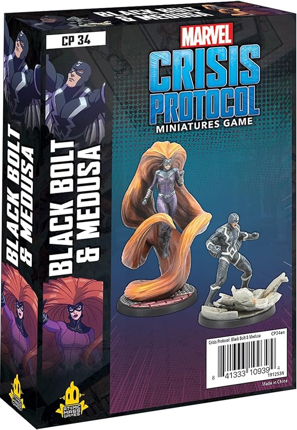 Marvel Crisis Protocol Black Bolt & Medusa Character Pack