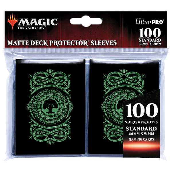 Ultra Pro Mana 7 Forest Deck Protector Sleeves (100ct) for Magic: The Gathering