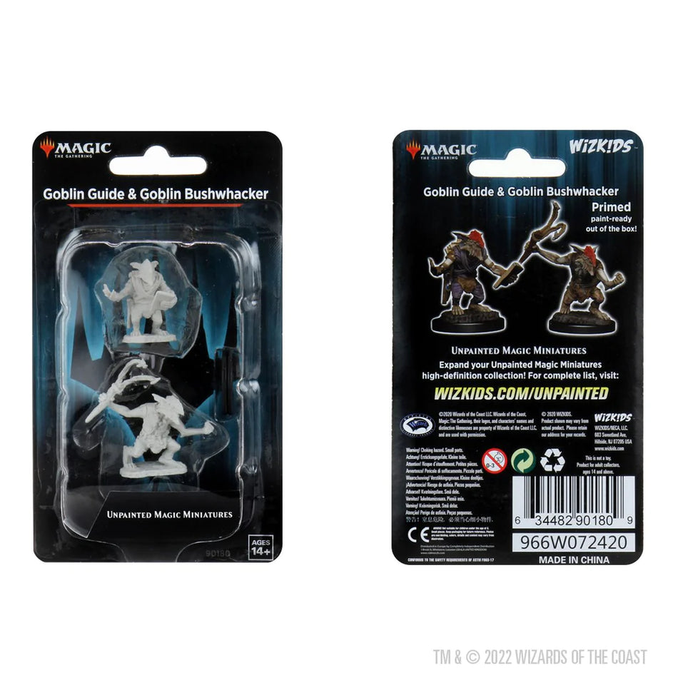 Magic the Gathering Unpainted Miniatures: Goblin Guide & Goblin Bushwhacker