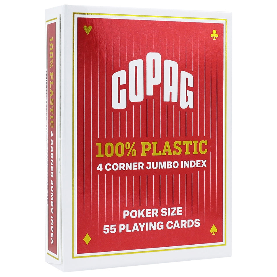 Copag 4 Corner Jumbo Index Red