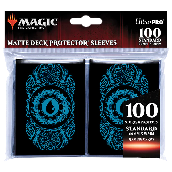 Ultra Pro Mana 7 Island Deck Protector Sleeves (100ct) for Magic: The Gathering