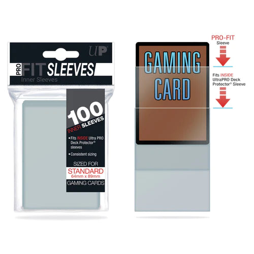 Ultra Pro PRO-Fit Standard Size Deck Protectors 100ct