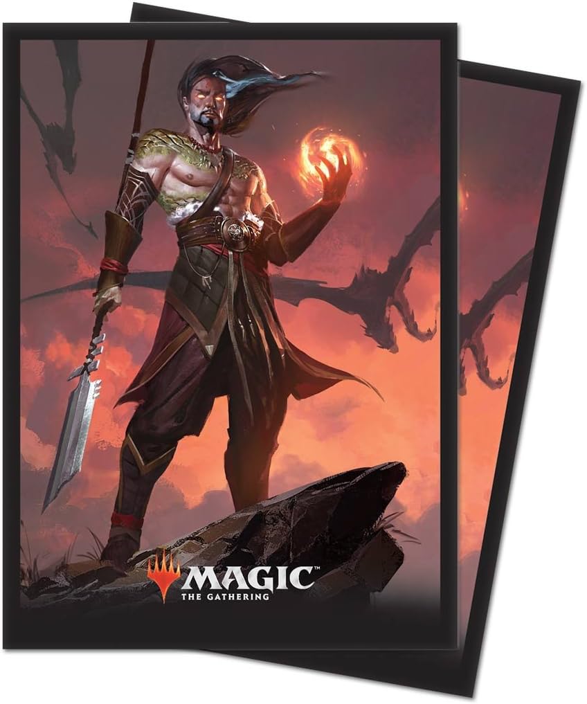 Ultra Pro Magic: The Gathering M19 Sarkhan, Fireblood Deck Protector Sleeves 80ct