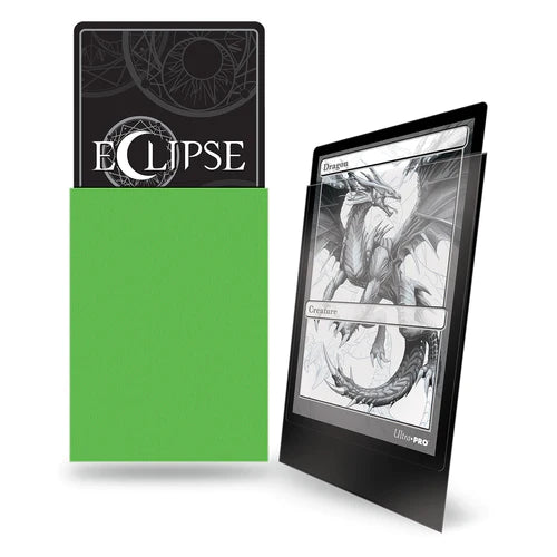 Ultra Pro Eclipse Matte Standard Deck Protector Sleeves (100ct) - Lime Green