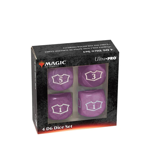 Ultra Pro Deluxe 22MM Purple Mana Loyalty Dice Set for Magic: The Gathering