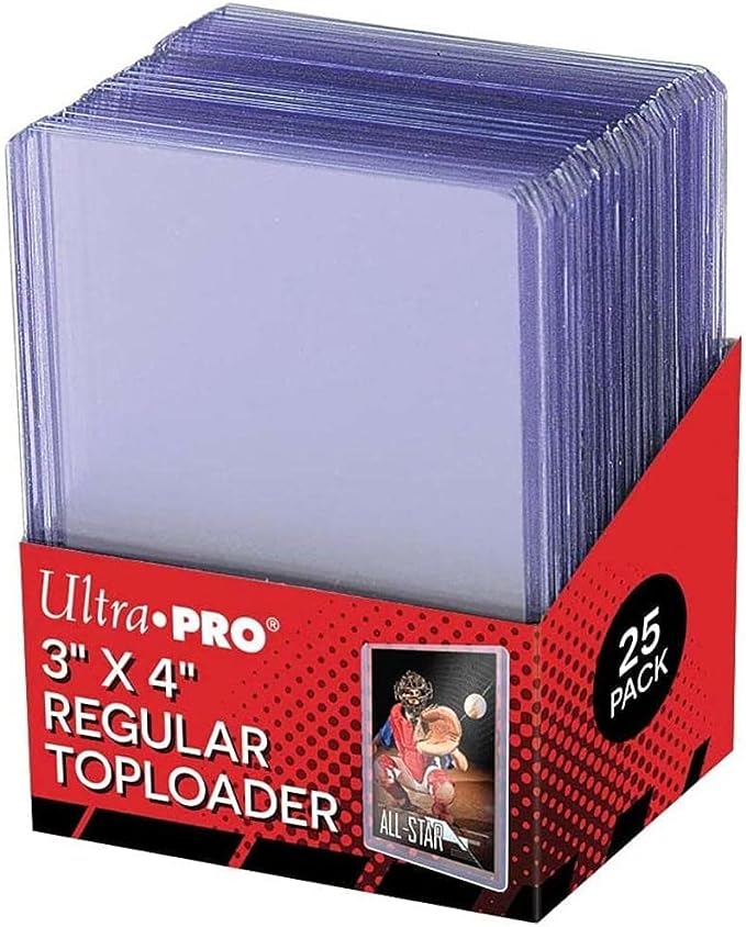 Ultra Pro 3" X 4" Super Clear Premium Border Toploader 25ct