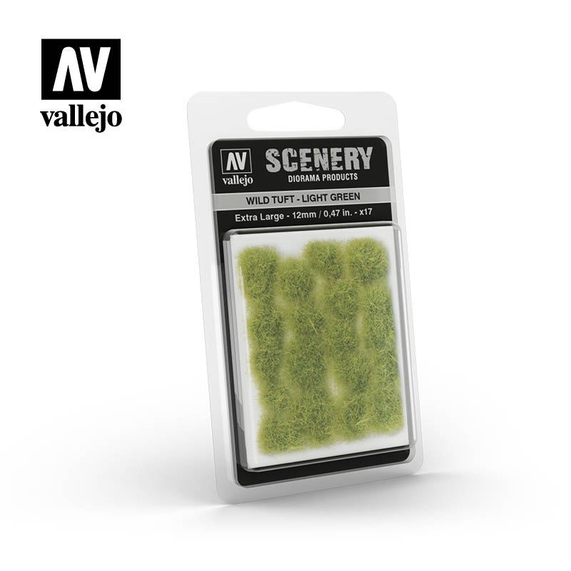 Vallejo - Wild Tuft LIGHT GREEN extra large:12mm / 0,47 in