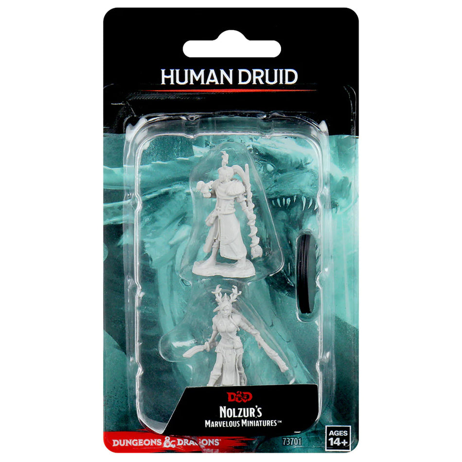 D&D Nolzur's Marvelous Miniatures: Human Female Druid (Unpaint)