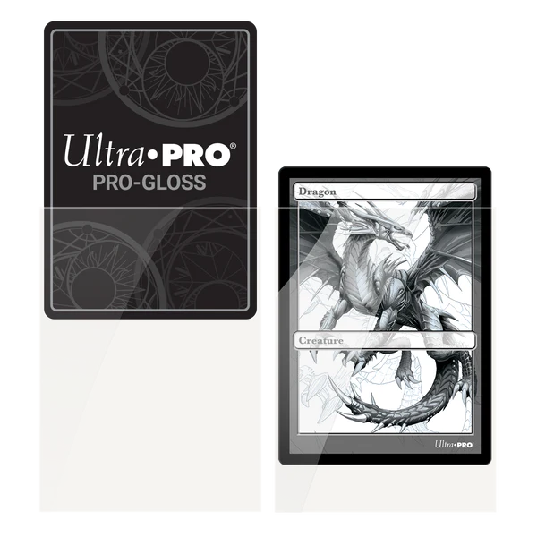 Ultra Pro Pro-Gloss Clear Standard Deck Protectors 100ct