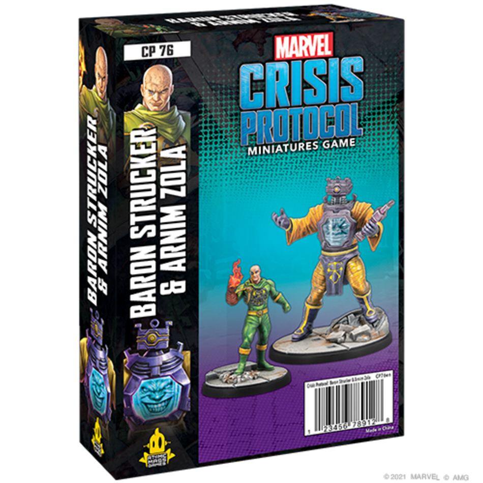 Marvel Crisis Protocol Baron Strucker & Arnim Zola Character Pack