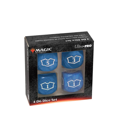 Ultra Pro Deluxe 22MM Blue Mana Loyalty Dice Set for Magic: The Gathering