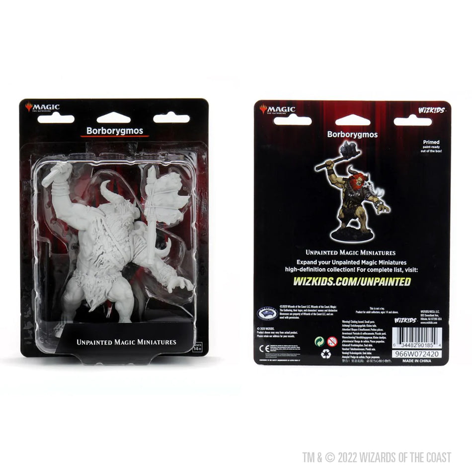 Magic the Gathering Unpainted Miniatures: Borborygmos (Cyclops)