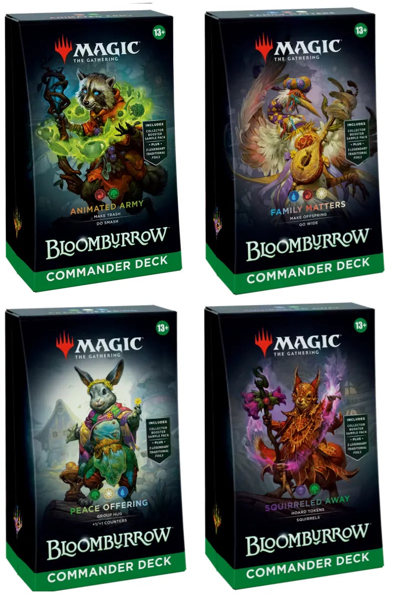 Magic: The Gathering Bloomburrow Commander Decks