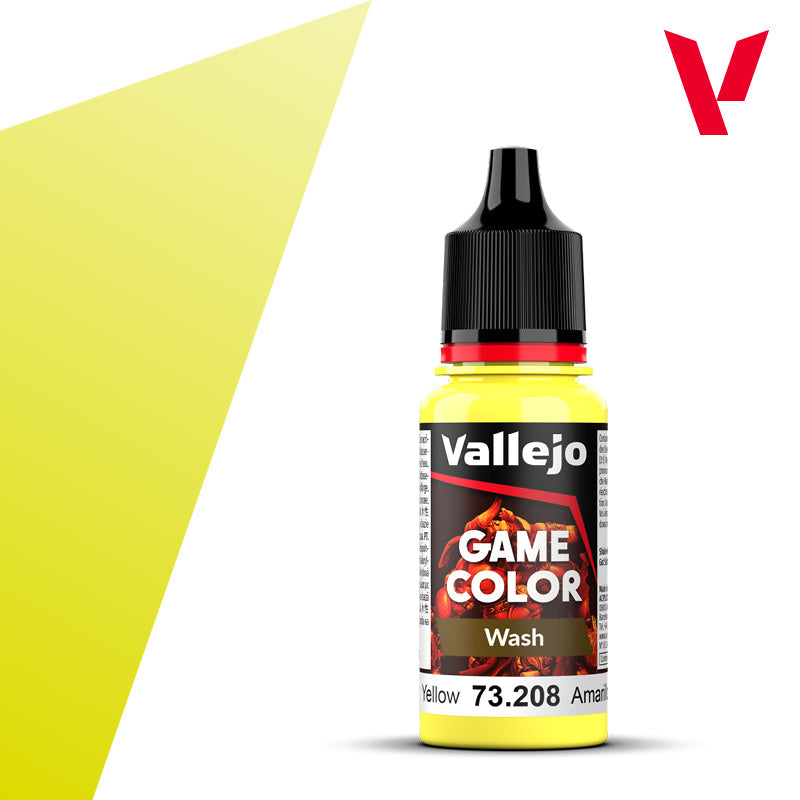 Vallejo - Game Color Wash - Yellow 18ml