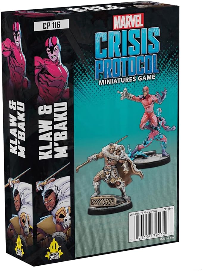 Marvel Crisis Protocol Klaw & M'Baku Character Pack