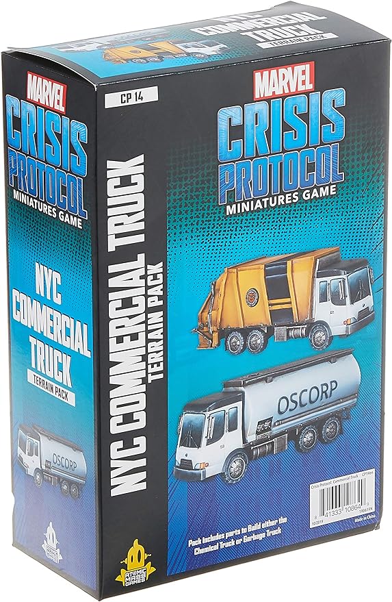 Marvel Crisis Protocol NYC Commercial Truck Terrain Pack