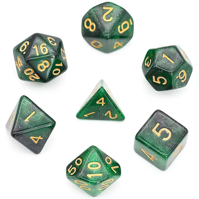Coat of Arms - Galaxy Dice Series - Black-Green