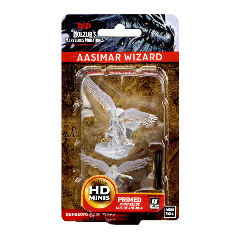 D&D Nolzur's Marvelous Miniatures: Aasimar Female Wizard (Unpaint)