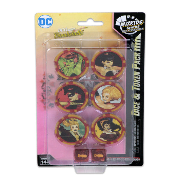 DC Comics HeroClix: Harley Quinn and the Gotham Girls Dice & Token Pack