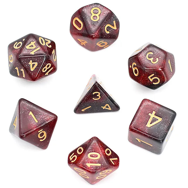 Coat of Arms - Galaxy Dice Series - Black-Red