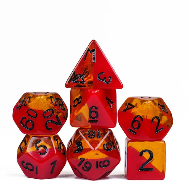 Coat of Arms - Diagonals Dice - Red