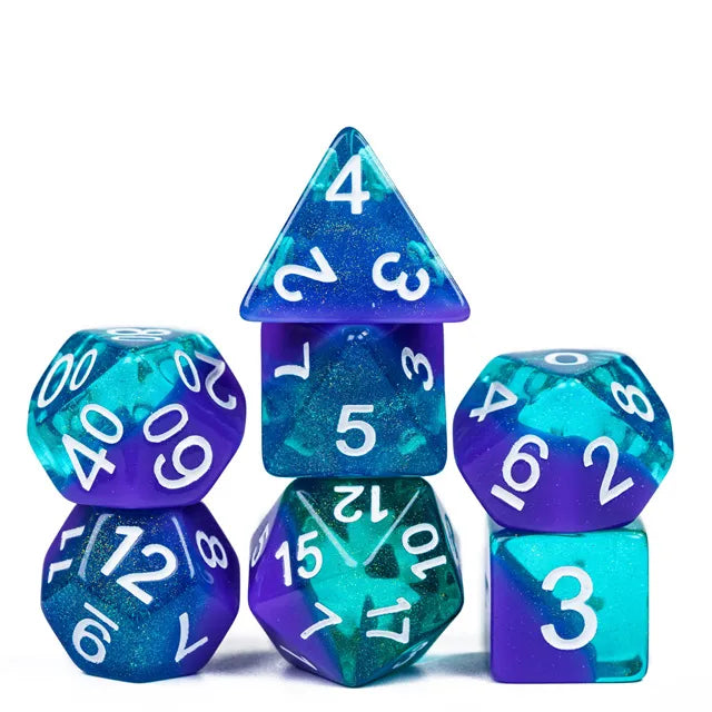 Coat of Arms - Diagonals Dice - Blue