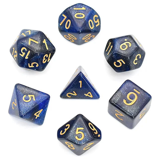 Coat of Arms - Galaxy Dice Series - Black-Blue