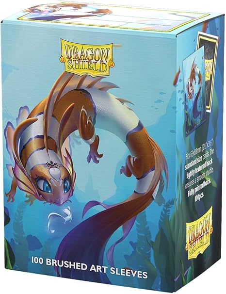 Dragon Shield - Brushed Art Sleeves Cinderfin - 100 CT